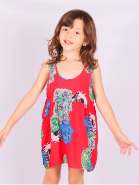 Kids Super Soft Sleeveless Fashion Dress (2-6 Yrs)